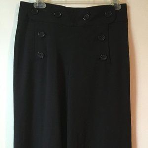 Black Wide Leg Sailor Pants Max Studio 2